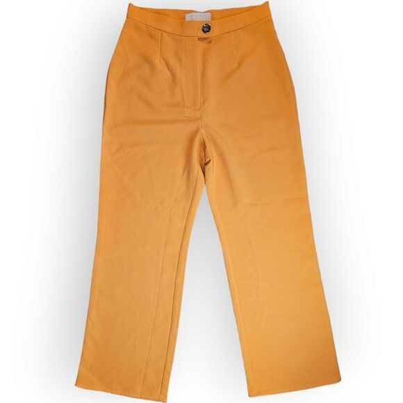 Keepsake Orange Straight Leg High Waist Pants - Picture 1 of 6